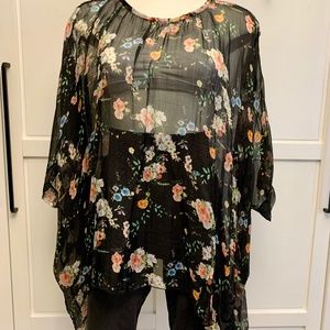 EUC Elena Baldi Made in Italy Silk Top